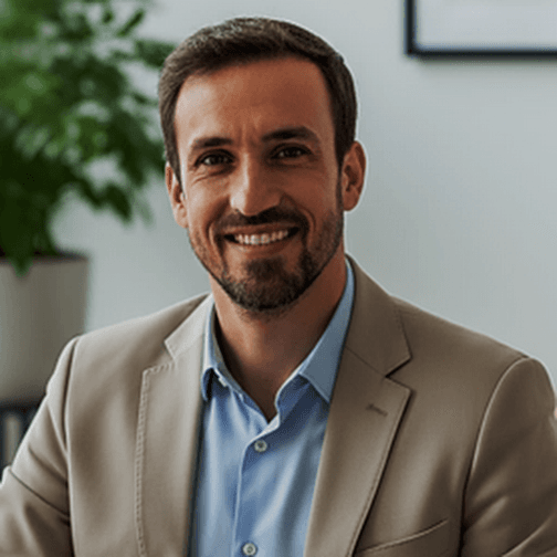 Rodrigo Siqueira, fundador da SIK-LAB, num retrato profissional a sorrir